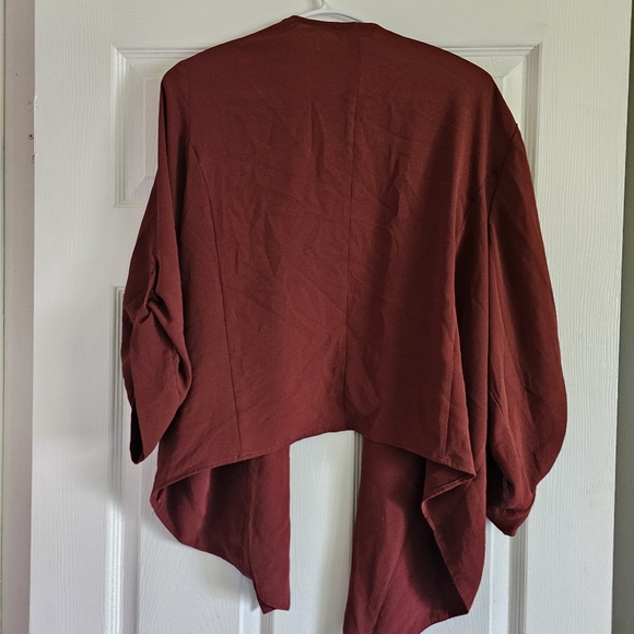 Torrid Rust Blouse/Blazer - Picture 2 of 2